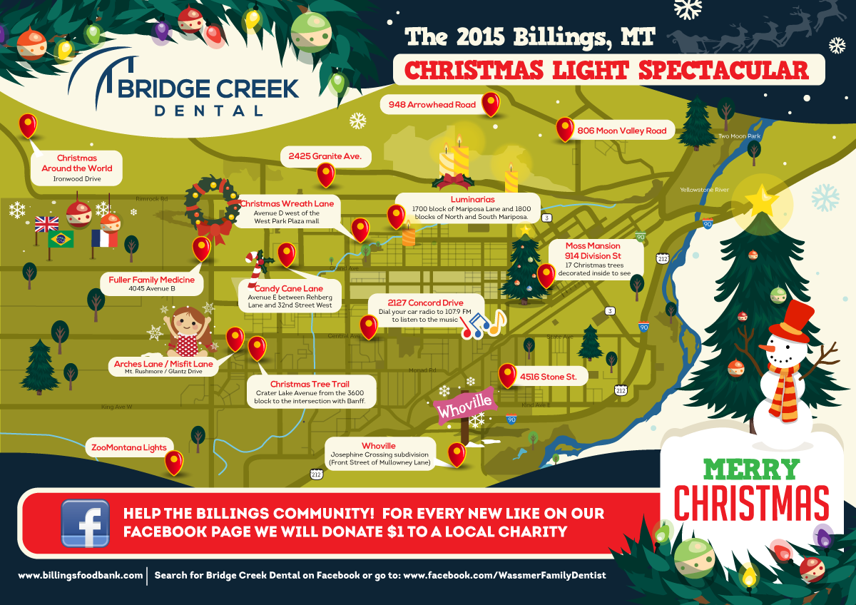 Map shows best Christmas light displays in Billings Last Best News
